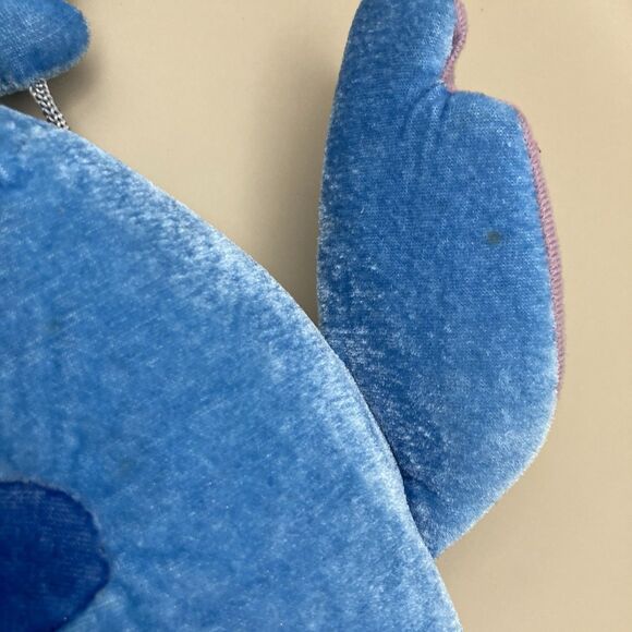 STITCH Blue Plush Hat With Paws Walt Disney World Teeth Cap Adjustable Costume - Picture 9 of 9